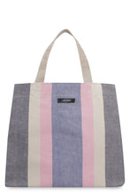 Carica l'immagine nel visualizzatore di Gallery, Tote bag Itak in nylon a righe

