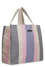 Carica l'immagine nel visualizzatore di Gallery, Tote bag Itak in nylon a righe
