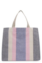 Carica l'immagine nel visualizzatore di Gallery, Tote bag Itak in nylon a righe
