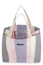 Carica l'immagine nel visualizzatore di Gallery, Tote bag Itak in nylon a righe
