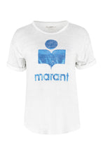 Carica l'immagine nel visualizzatore di Gallery, T-shirt in lino con stampa
