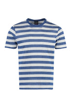 Carica l'immagine nel visualizzatore di Gallery, T-shirt a righe in lino e cotone
