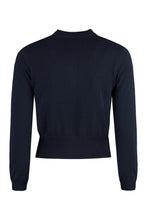 Carica l'immagine nel visualizzatore di Gallery, Cardigan Newton in cotone con logo
