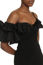 Carica l&#39;immagine nel visualizzatore di Gallery, Abito Duna in lana con volant
