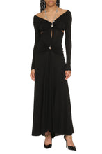 Carica l&#39;immagine nel visualizzatore di Gallery, Abito in jersey drappeggiato
