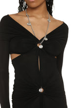 Carica l&#39;immagine nel visualizzatore di Gallery, Abito in jersey drappeggiato
