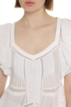 Carica l'immagine nel visualizzatore di Gallery, Blusa Madrana in cotone con volant
