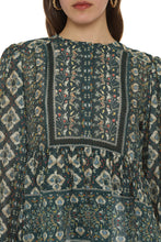 Carica l'immagine nel visualizzatore di Gallery, Blusa Moeni in seta stampata
