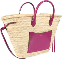 Carica l'immagine nel visualizzatore di Gallery, Tote bag Cadix in rafia
