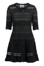 Load image into Gallery viewer, Fauve embroidered cotton mini dress
