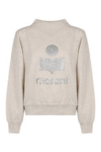 Carica l'immagine nel visualizzatore di Gallery, Felpa in cotone con logo glitter

