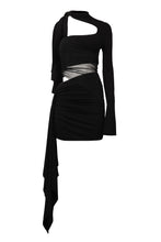 Carica l&#39;immagine nel visualizzatore di Gallery, Abito in jersey drappeggiato
