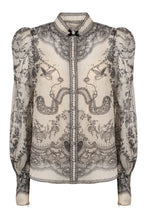 Load image into Gallery viewer, Crush printed silk blouse
