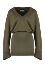 Load image into Gallery viewer, Logo print cotton sweatdress
