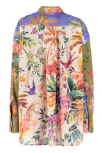 Carica l'immagine nel visualizzatore di Gallery, Camicia Tropicana in cotone stampato
