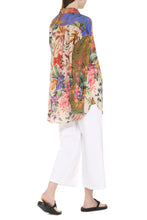 Carica l'immagine nel visualizzatore di Gallery, Camicia Tropicana in cotone stampato
