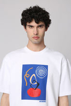 Carica l'immagine nel visualizzatore di Gallery, T-shirt girocollo Cuadro in cotone
