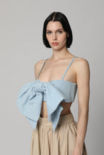 Carica l'immagine nel visualizzatore di Gallery, Crop top in denim
