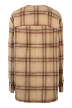 Load image into Gallery viewer, Efelia checked wood Jacket
