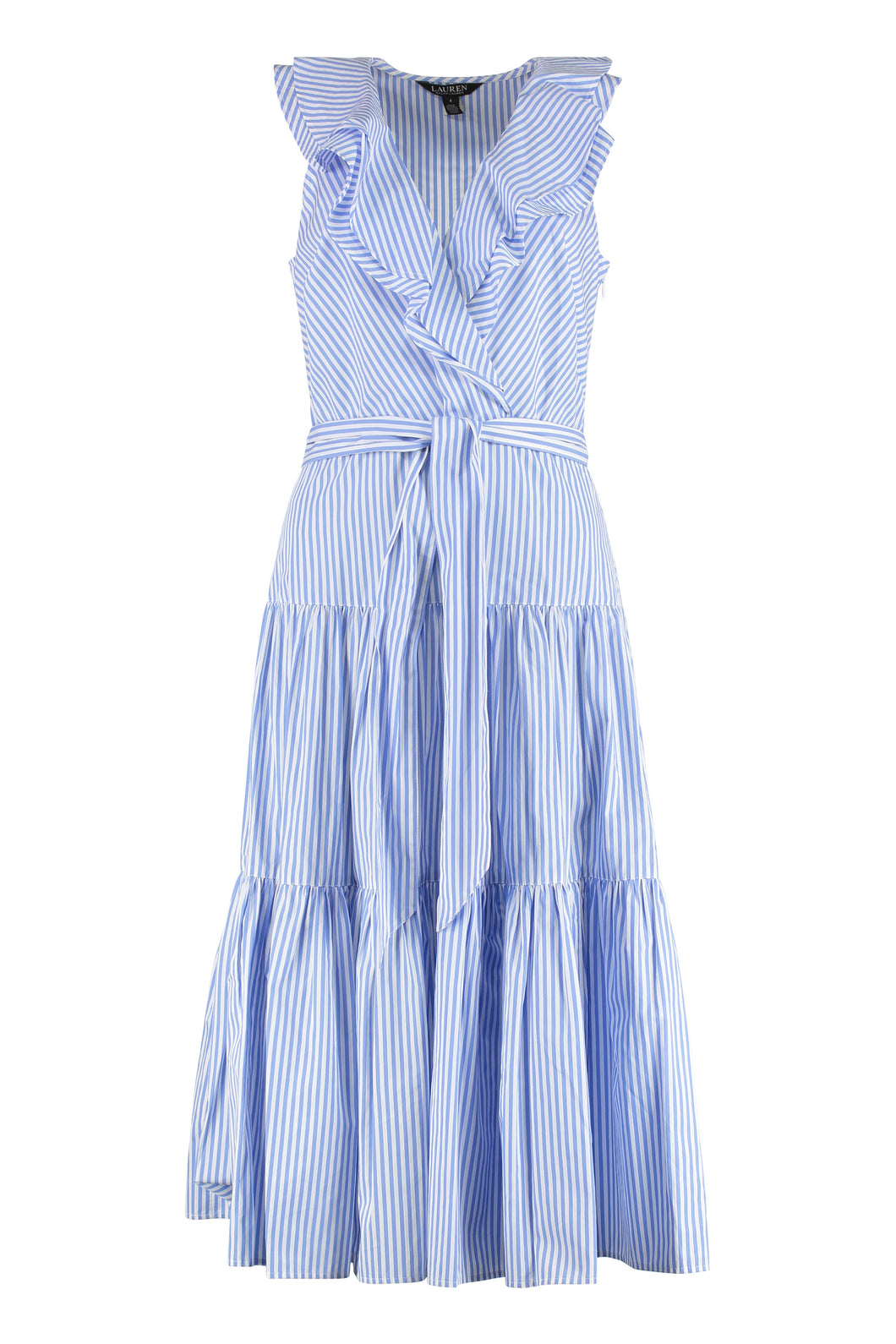 Abito in cotone a righe