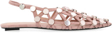 Carica l'immagine nel visualizzatore di Gallery, Ballerine Grid in suede
