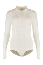 Carica l'immagine nel visualizzatore di Gallery, Body polo in tricot a maniche lunghe
