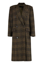 Load image into Gallery viewer, Lexana Double-breasted virgin wool  coat
