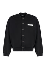 Carica l'immagine nel visualizzatore di Gallery, Cardigan Gros Grain in cotone con logo
