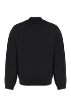 Carica l'immagine nel visualizzatore di Gallery, Cardigan Gros Grain in cotone con logo
