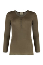 Carica l'immagine nel visualizzatore di Gallery, T-shirt a maniche lunghe Lamylic in cotone
