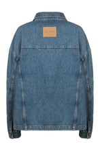 Load image into Gallery viewer, Denim bomber jacket
