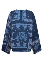 Carica l'immagine nel visualizzatore di Gallery, Blusa ampia con stampa paisley
