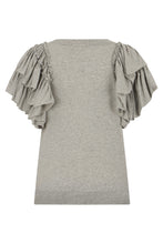 Carica l'immagine nel visualizzatore di Gallery, T-shirt in cotone con volant
