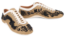 Carica l'immagine nel visualizzatore di Gallery, Sneakers low-top ballerina ricamate
