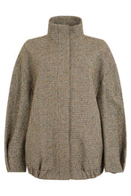 Load image into Gallery viewer, Checked bomber in wool blend
