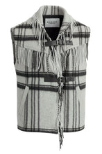 Carica l'immagine nel visualizzatore di Gallery, Gilet in misto lana con frange
