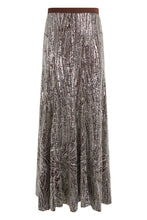 Load image into Gallery viewer, Long skirt with beads and sequins
