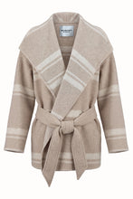 Load image into Gallery viewer, Cape with Belt in wool blend
