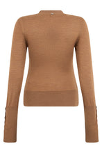 Load image into Gallery viewer, Crewneck sweater in a silk and wool blend
