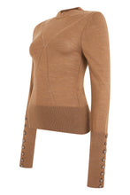 Load image into Gallery viewer, Crewneck sweater in a silk and wool blend
