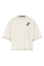Carica l'immagine nel visualizzatore di Gallery, T-shirt oversize con Logo Ricamato
