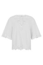 Load image into Gallery viewer, Top style tunic Shana in perforated cotton
