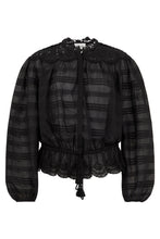 Carica l'immagine nel visualizzatore di Gallery, Blusa in cotone a maniche lunghe
