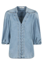 Carica l'immagine nel visualizzatore di Gallery, Blusa Lucky in denim
