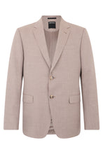Load image into Gallery viewer, Single-breasted blazer in a wool and linen blend
