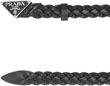 Load image into Gallery viewer, Woven leather belt
