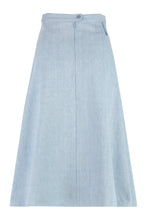 Carica l'immagine nel visualizzatore di Gallery, Gonna midi in denim

