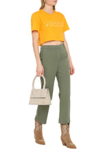 Carica l'immagine nel visualizzatore di Gallery, T-shirt crop con logo
