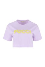 Carica l'immagine nel visualizzatore di Gallery, T-shirt crop con logo

