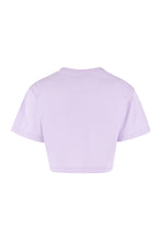 Carica l'immagine nel visualizzatore di Gallery, T-shirt crop con logo
